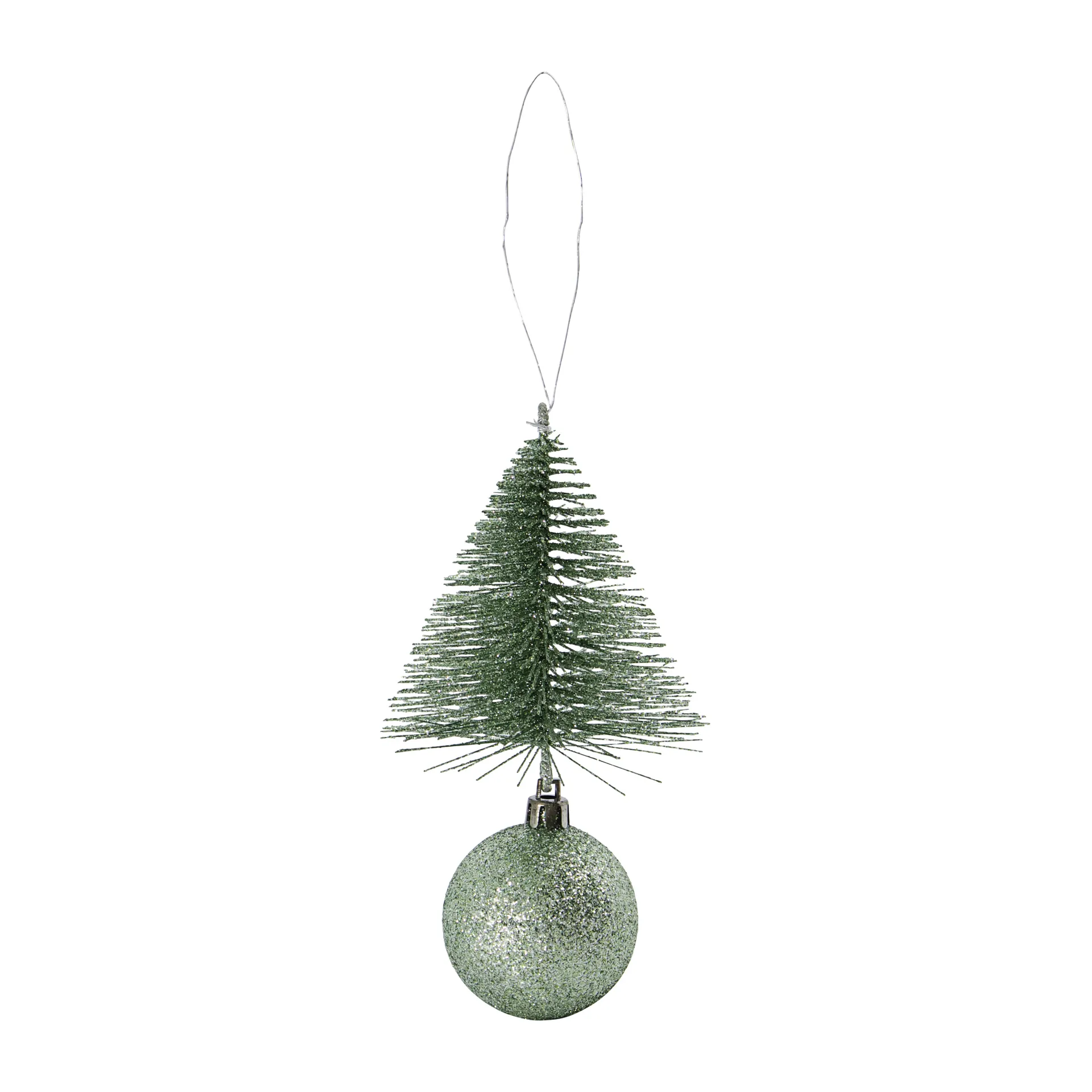 Tree & bell juleophæng 15 cm, Grøn House Doctor