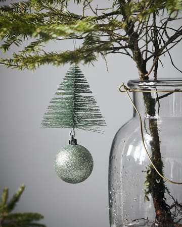 Tree & bell juleophæng 15 cm - Grøn - House Doctor