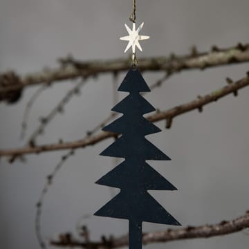 Tree with Star juleophæng 3-pak - Sort - House Doctor