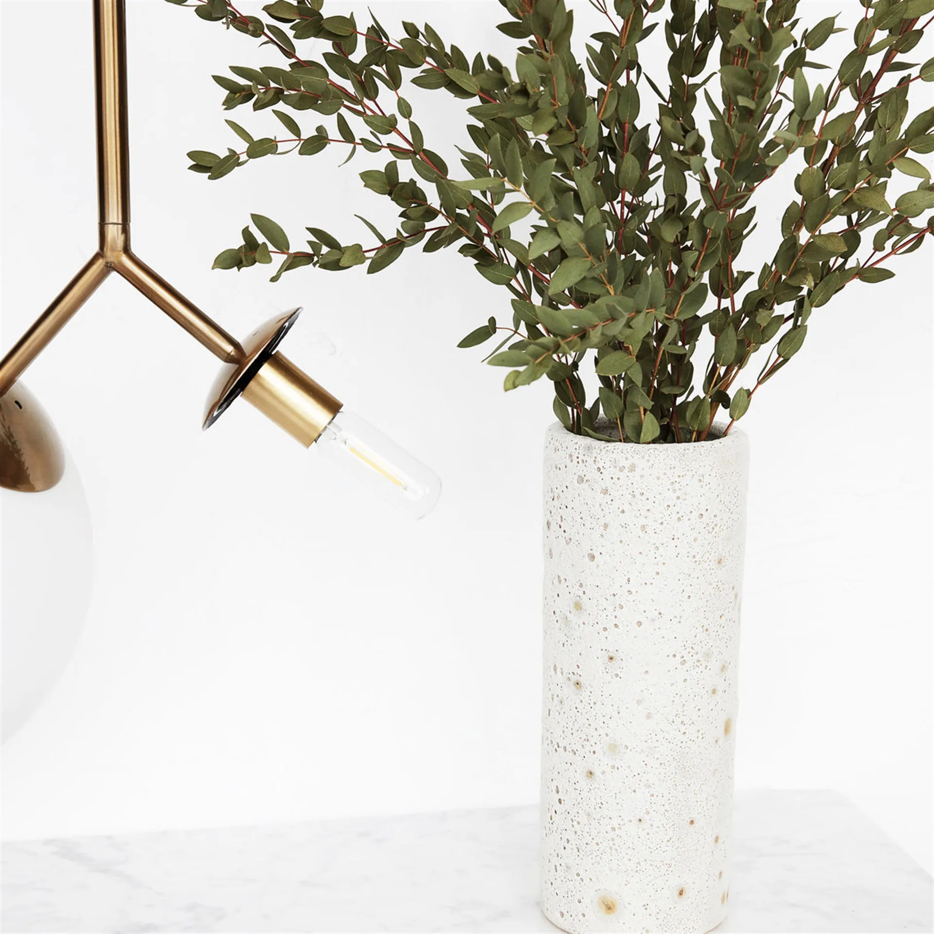 Twice loftlampe, opalglas House Doctor