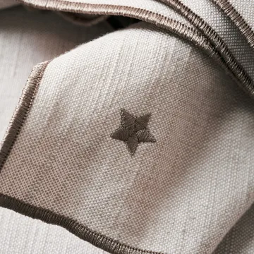 Twinkle stofservietter 40x40 cm 4-pak - Taupe - House Doctor