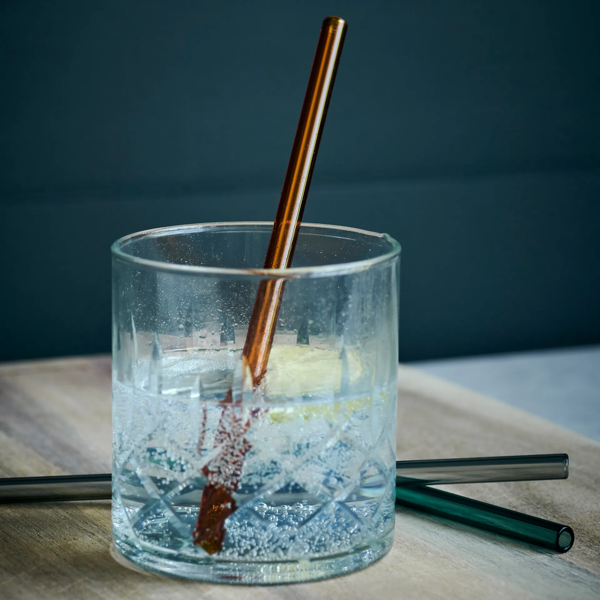 Vaca glassugerør 6-pak, Green/Grey/Orange House Doctor