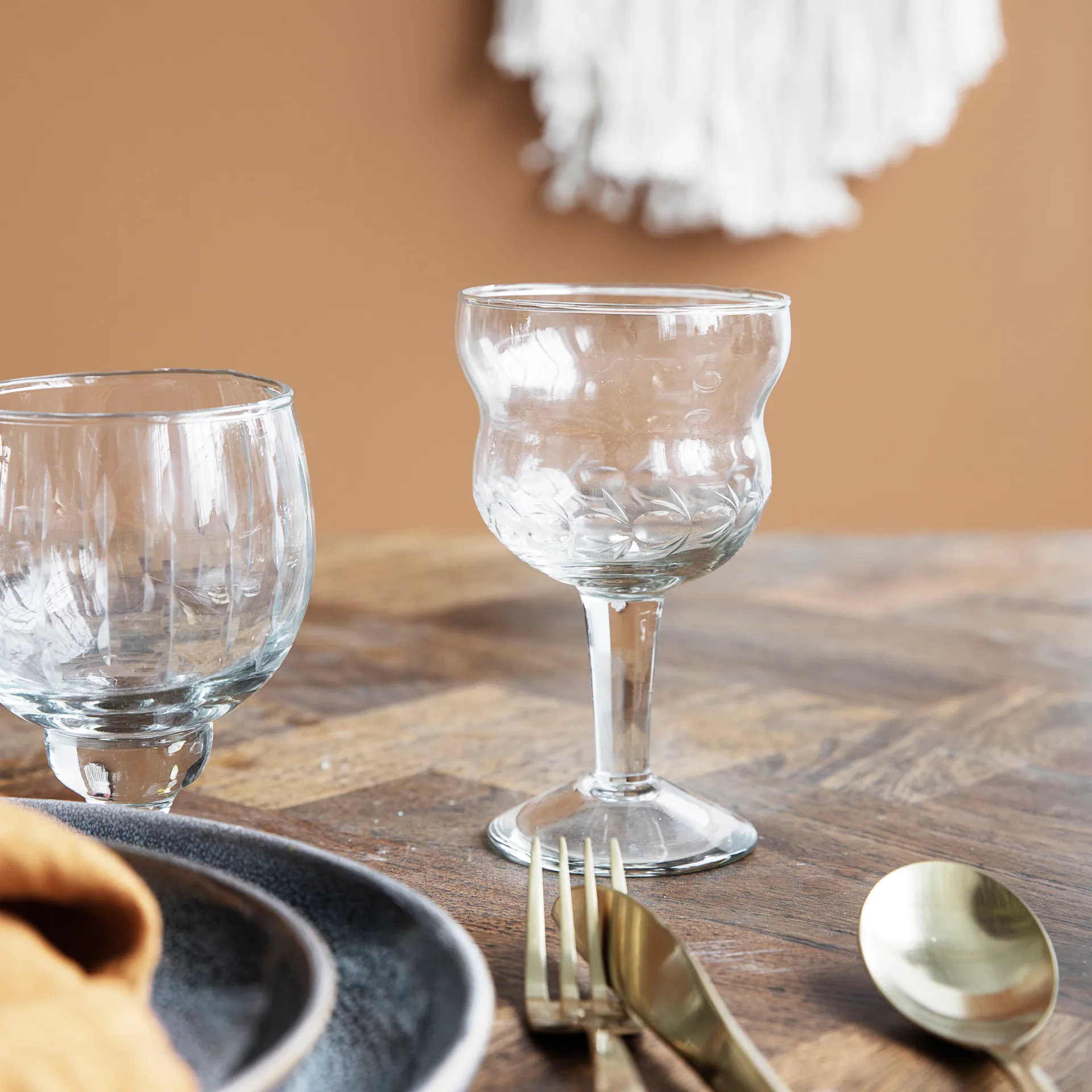 Vintage rødvinsglas, Klar House Doctor