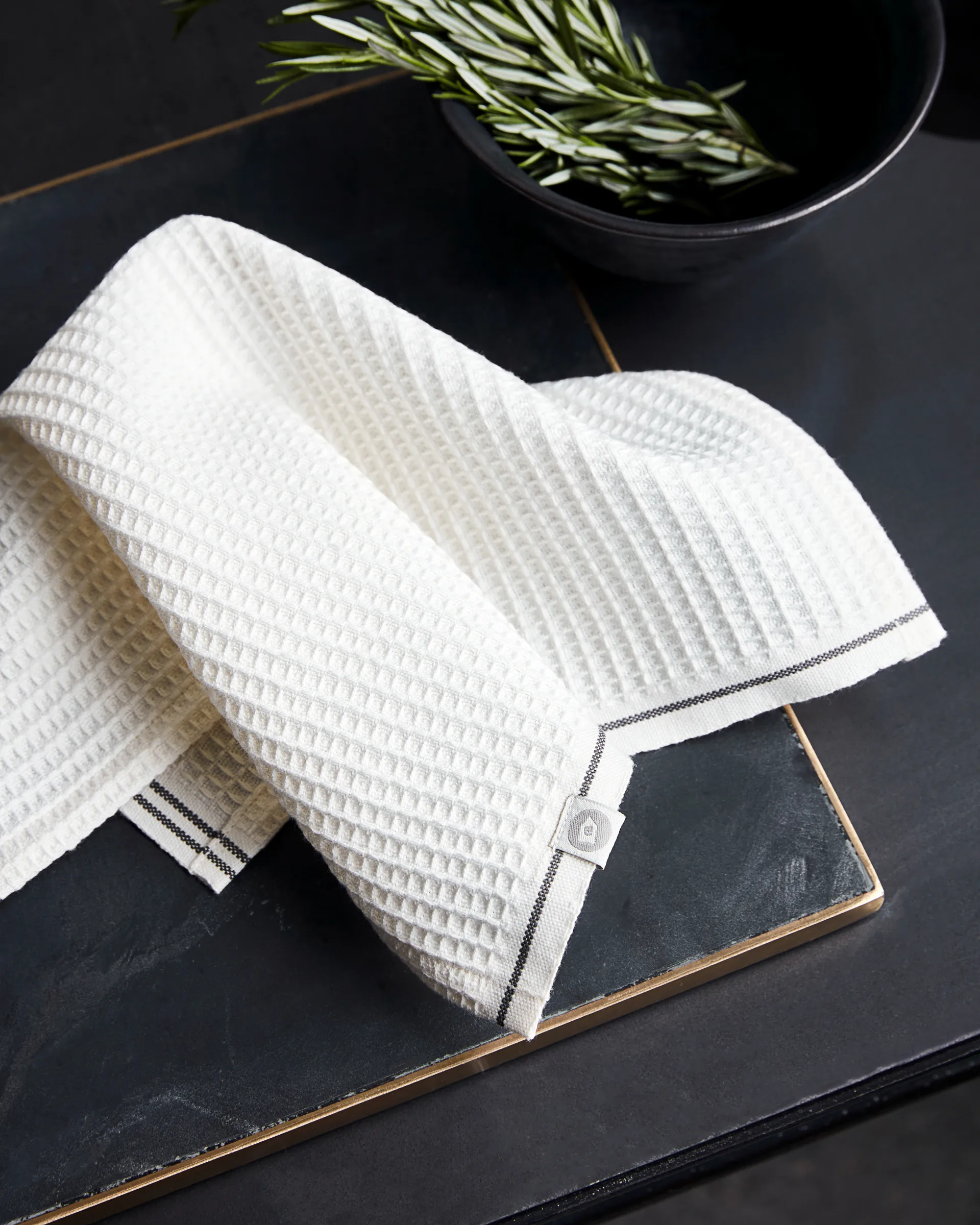 Waffle karklud 30x30 cm 2-pak, Grå House Doctor