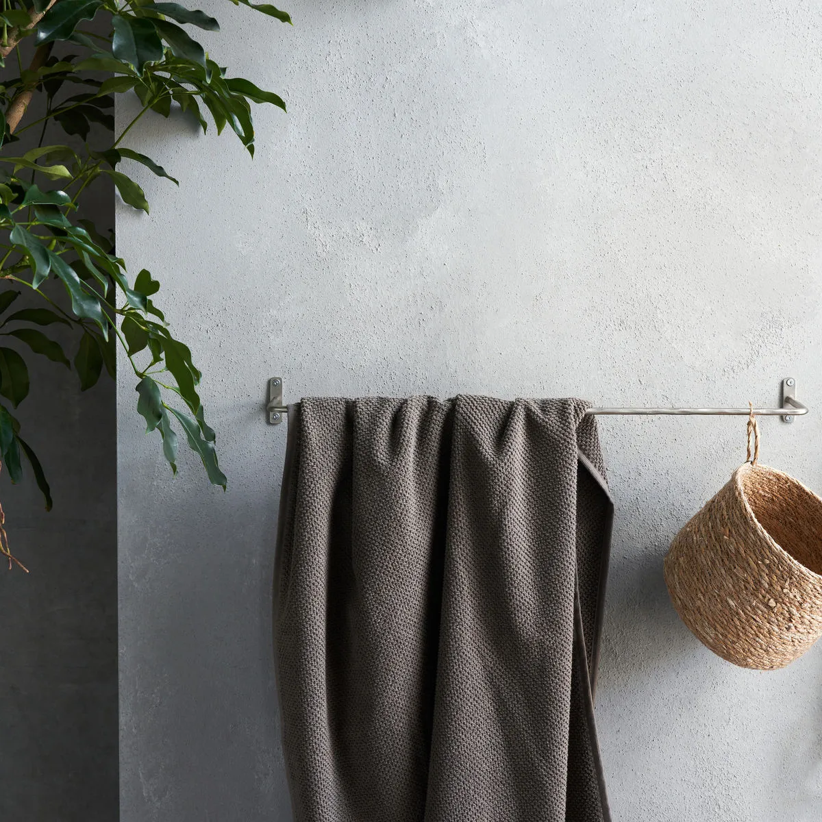 Welo håndklædestang 61,5 cm, Børstet sølv House Doctor