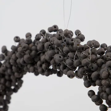 Winter krans Ø33 cm - Sort - House Doctor