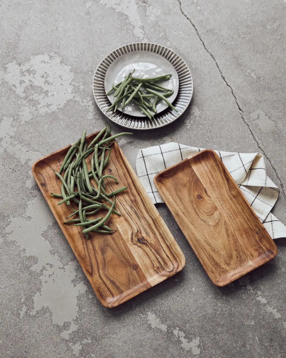 Wood bakke 2 dele, Natur House Doctor