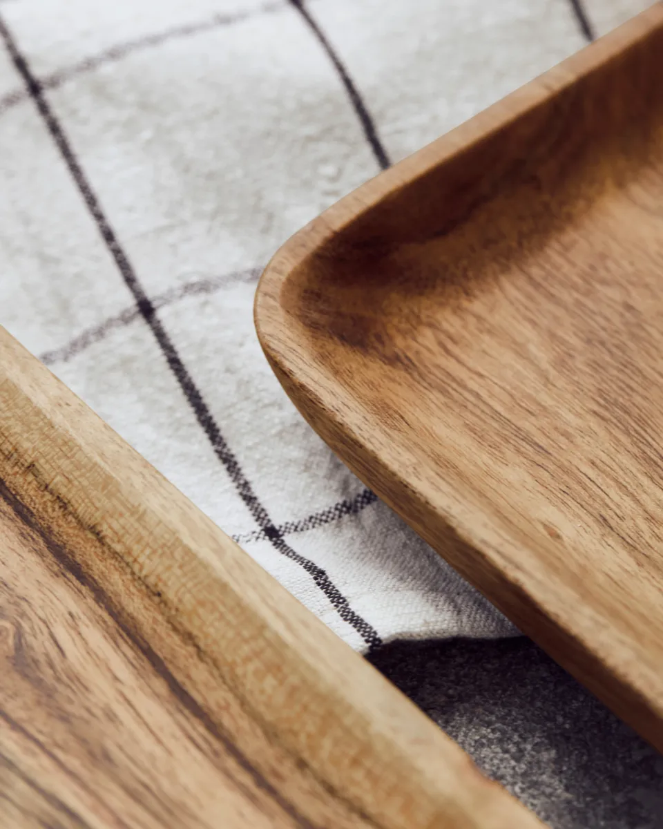 Wood bakke 2 dele, Natur House Doctor