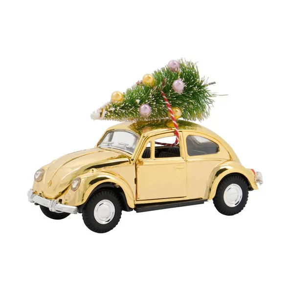 Xmas car juledekoration, Guld House Doctor