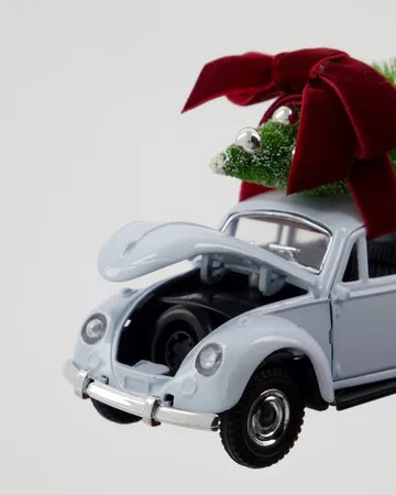 Xmas car juledekoration - Lyseblå - House Doctor