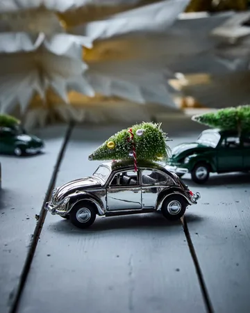 Xmas car juledekoration - Sølv - House Doctor