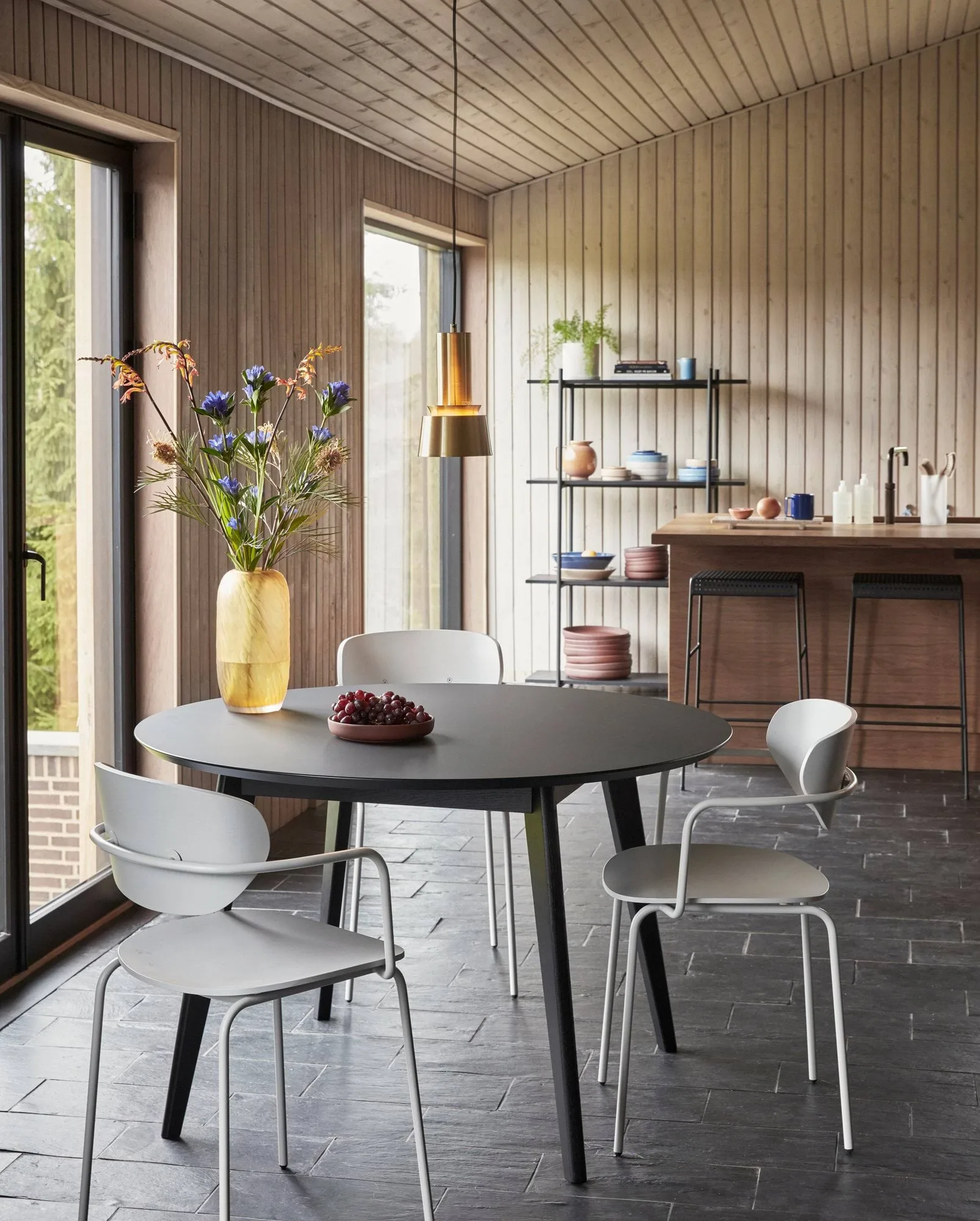 Arch stol, Light grey Hübsch Interior