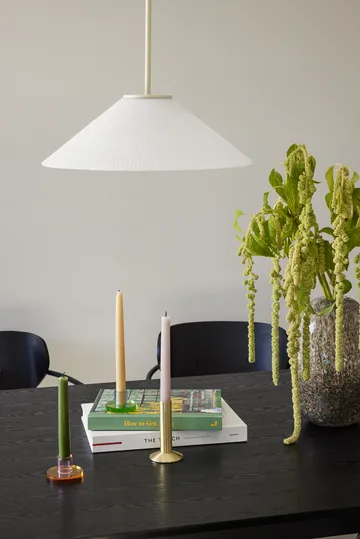 Astra lysestage small - Pink-orange - Hübsch Interior