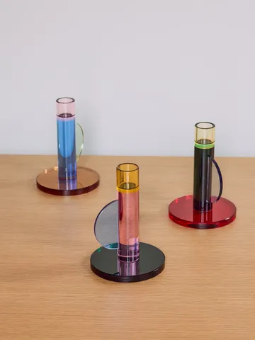 Astro lysestage - Blue - Hübsch Interior