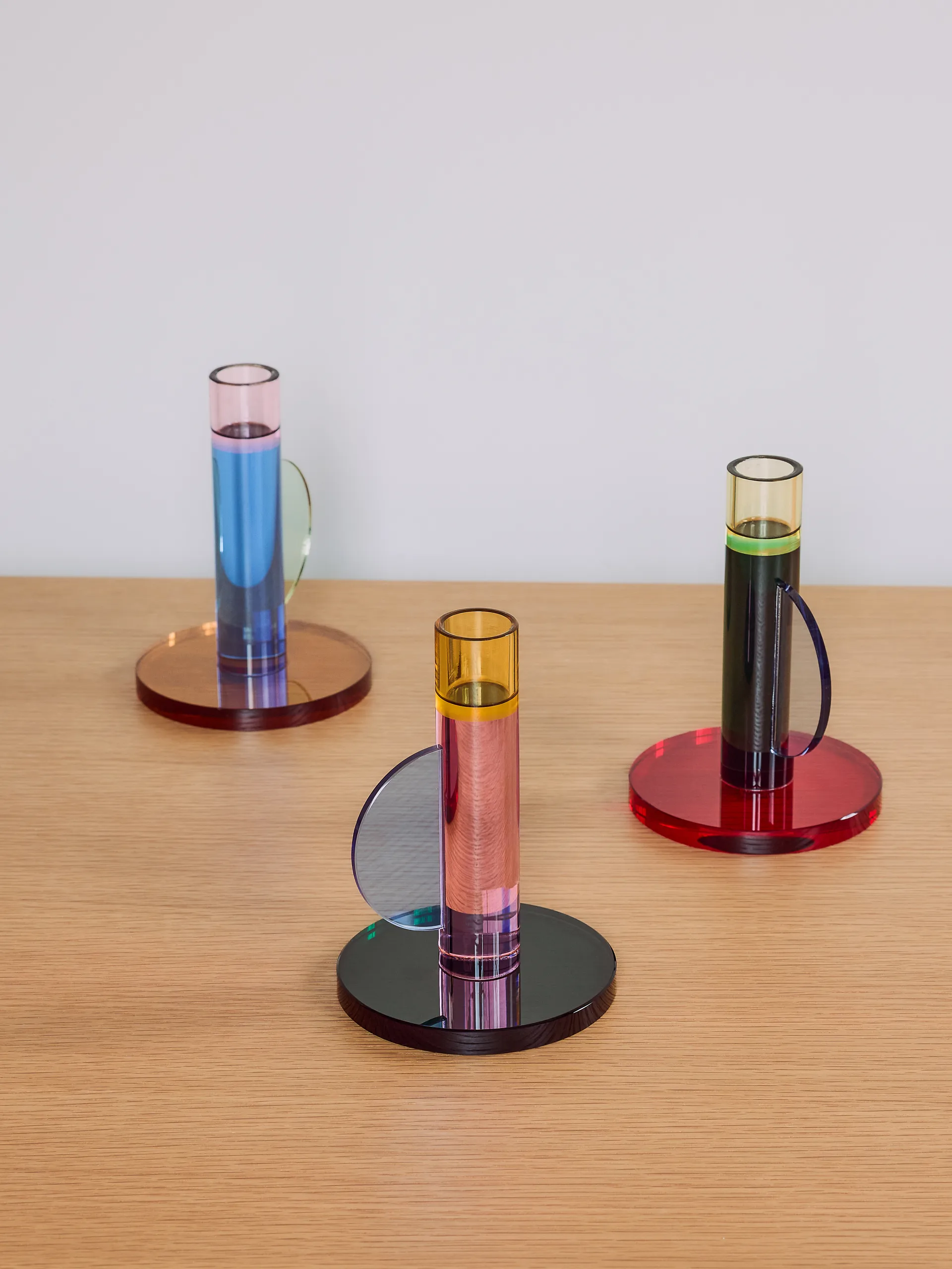 Astro lysestage, Pink Hübsch Interior