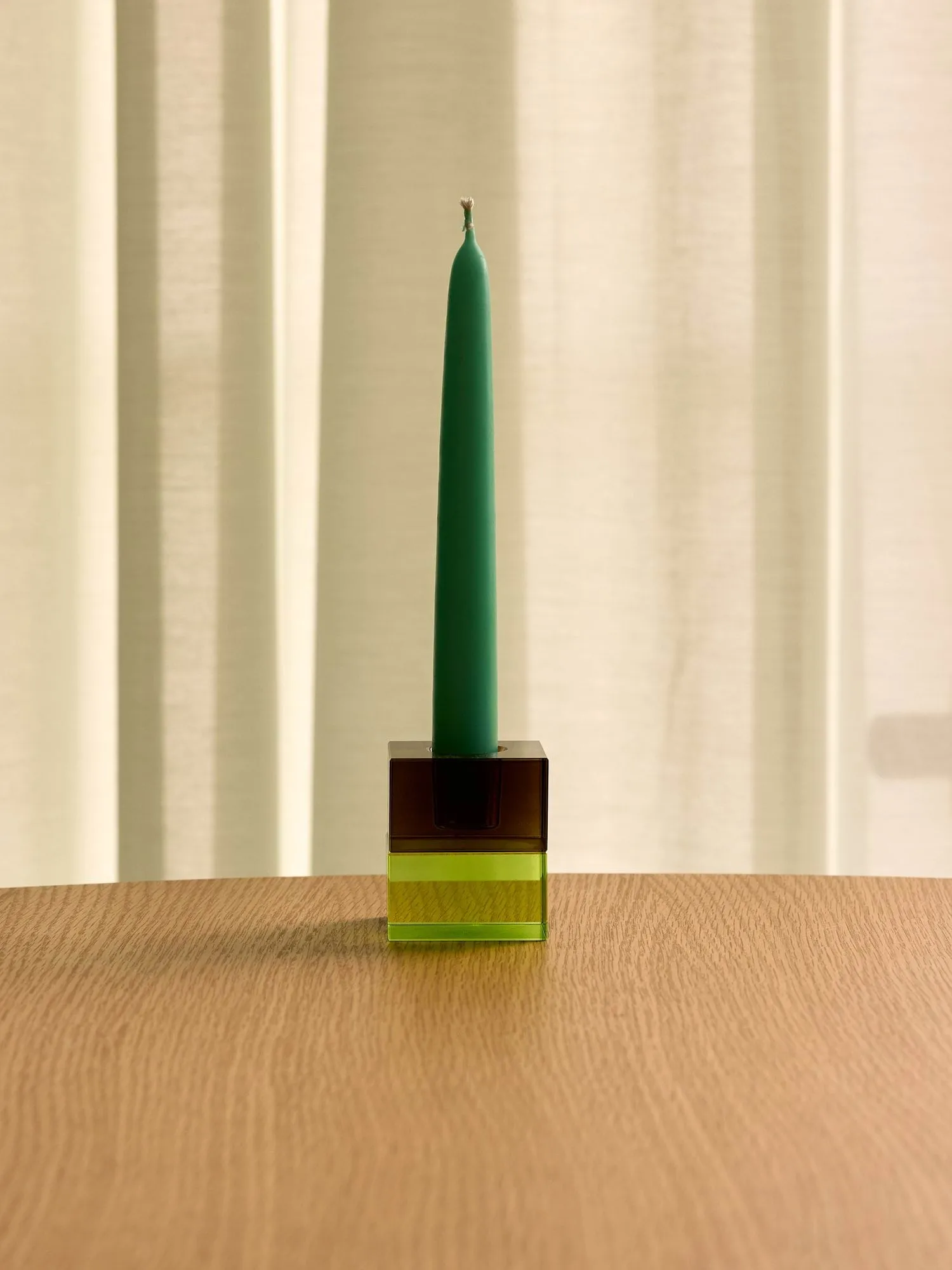 Block lysestage 2 dele, Brown-green, gray-pink Hübsch Interior