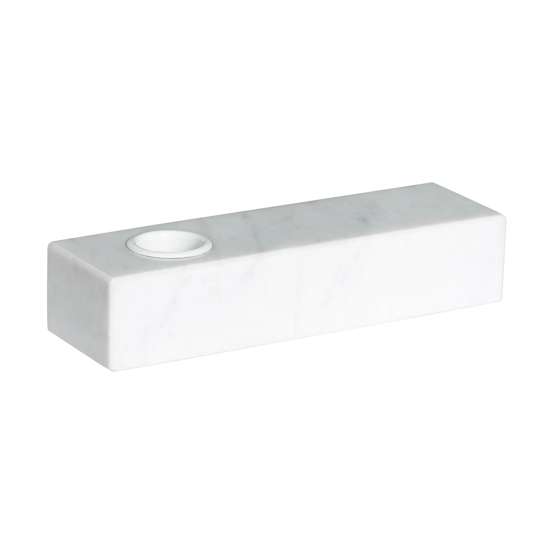 Hübsch Brick lysestage White