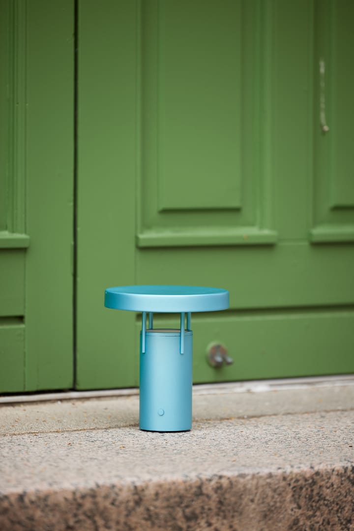 BringMe mini bærbar bordlampe, Metallic turquoise Hübsch Interior