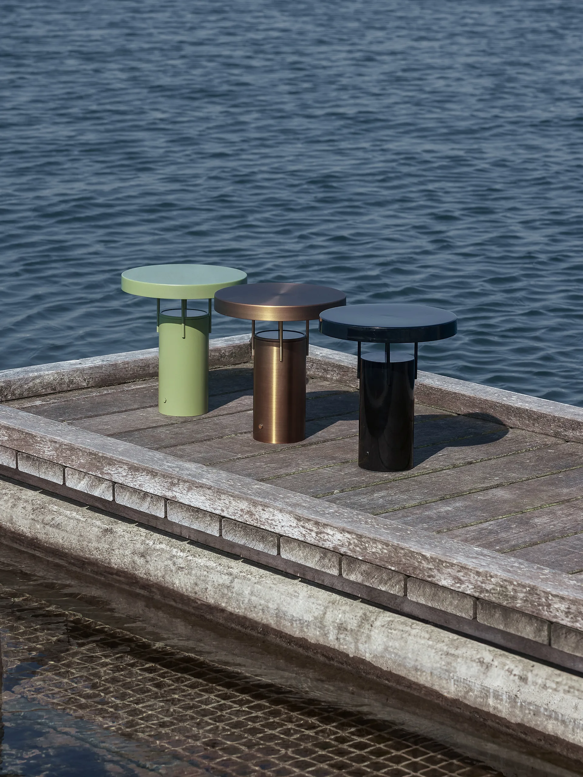 BringMe portabel bordlampe, Burnished brass Hübsch Interior