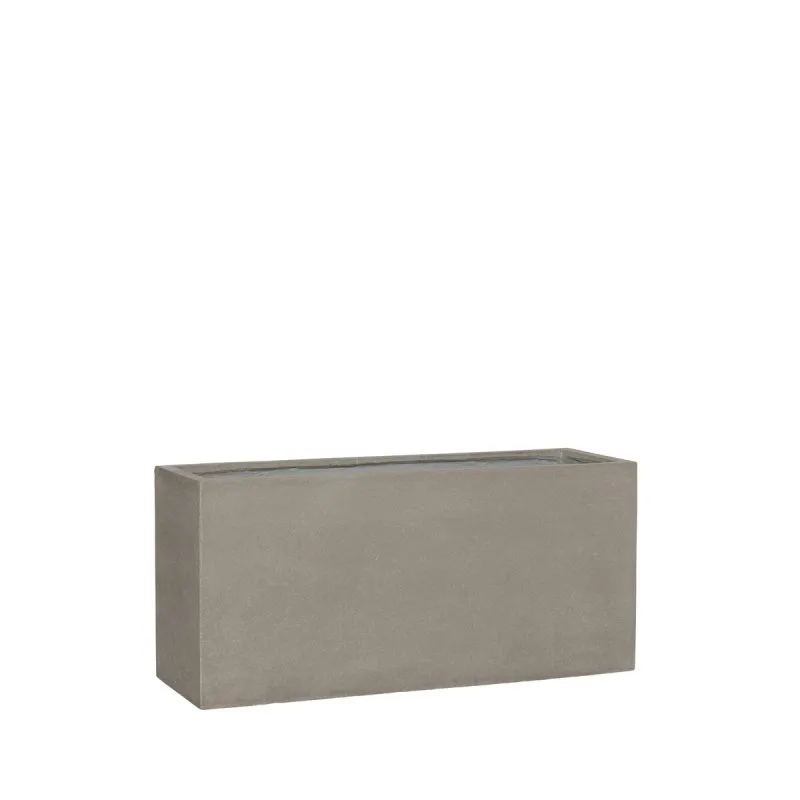 Grov blomsterkasse 95x32x44 cm, Sand Hübsch