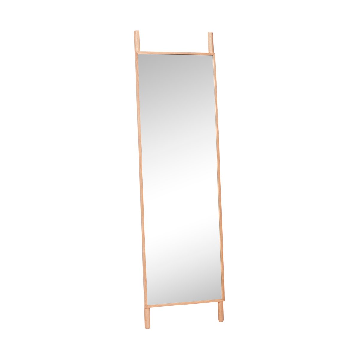 Hübsch Lean gulvspejl Eg | Skandinavisk Design | Gulvspejle | Beige