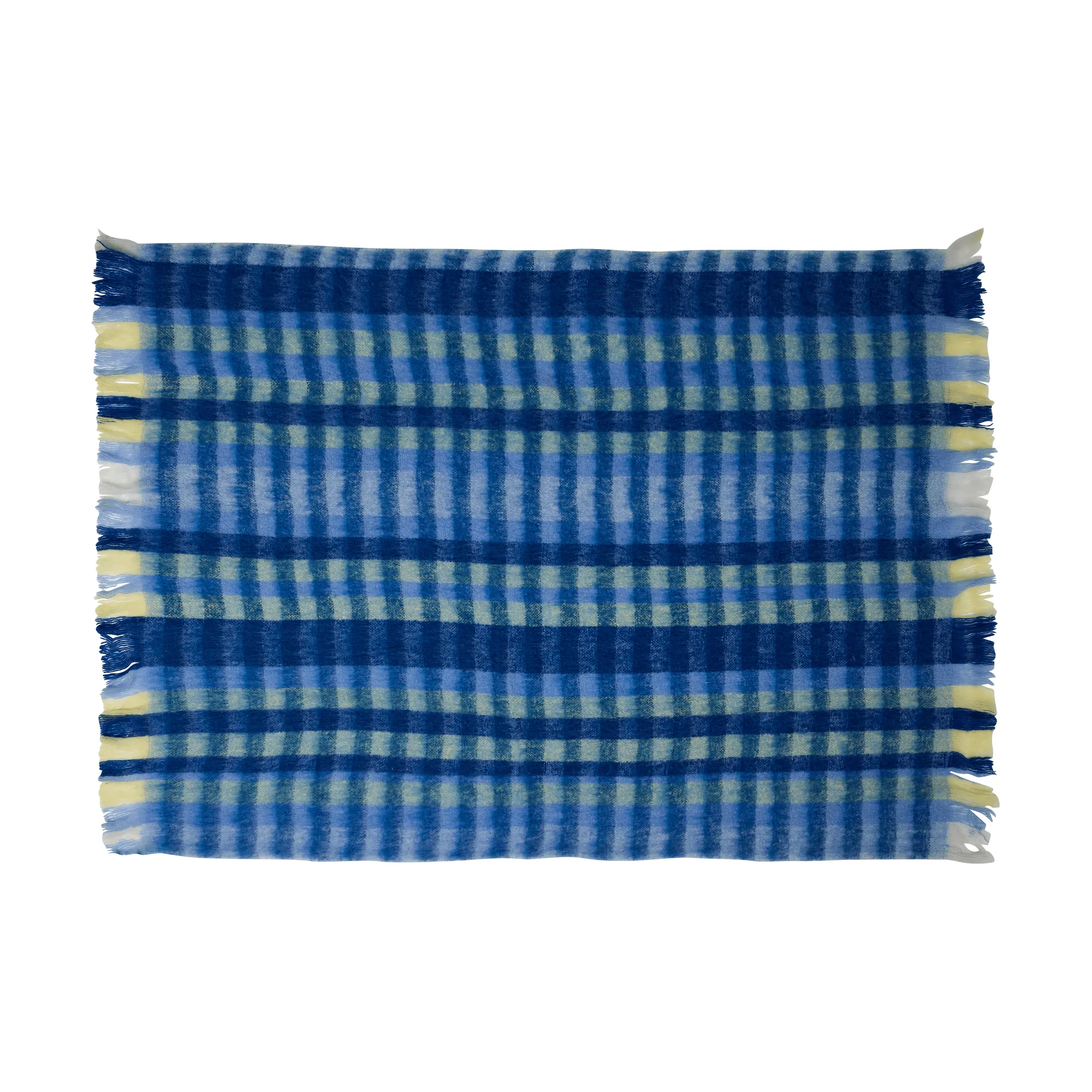 Loom plaid, Blue, 140x200 cm Hübsch Interior