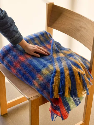 Loom plaid - Multicolour, 140x200 cm - Hübsch Interior