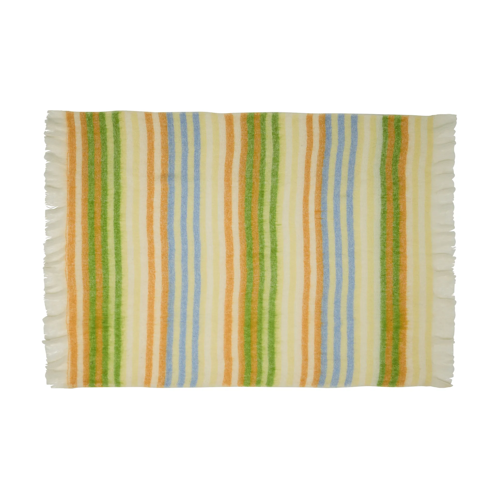 Loom plaid, Yellow, 140x200 cm Hübsch Interior