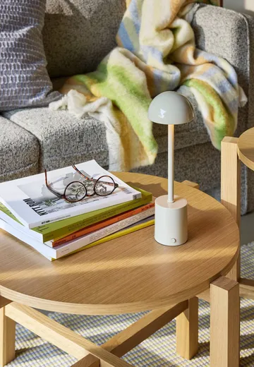 Loom plaid - Yellow, 140x200 cm - Hübsch Interior