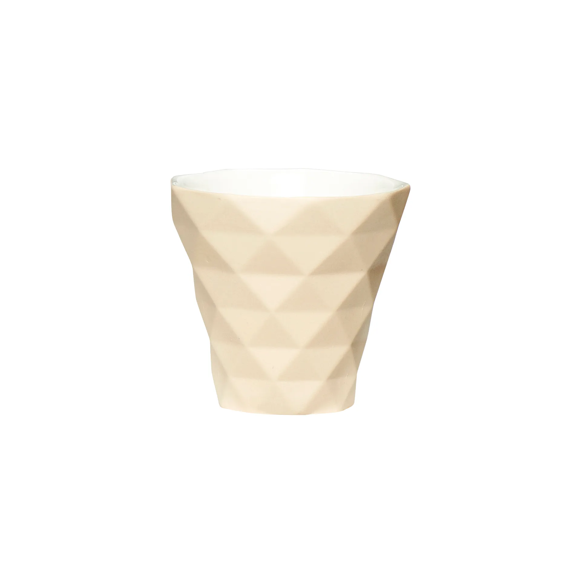 Lysestage Ø9 cm, Gul Hübsch Interior