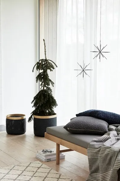 Måtte 90x150 cm, Hvid-grå Hübsch Interior