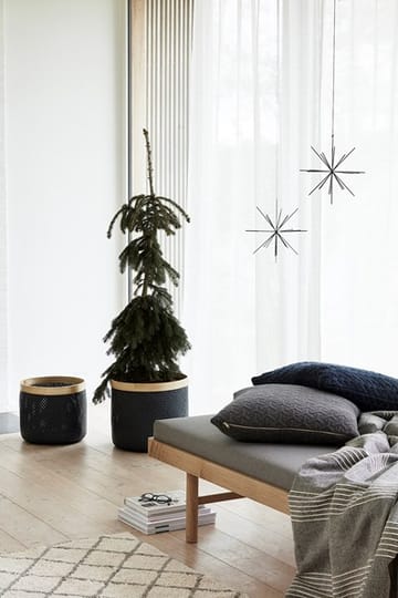 Måtte 90x150 cm - Hvid-grå - Hübsch Interior