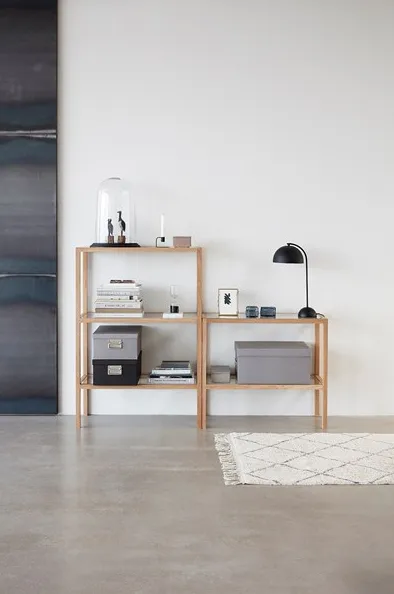 Måtte 90x150 cm, Hvid-grå Hübsch Interior