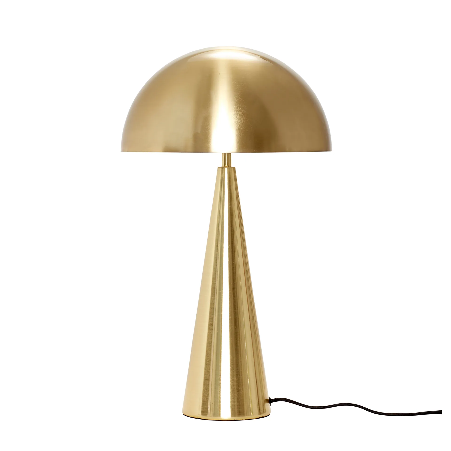 Mush bordlampe, Brass, tall 50 cm Hübsch Interior