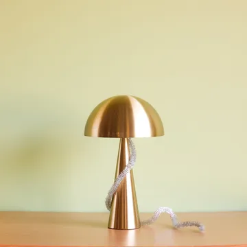 Mush bordlampe - Brass, tall 50 cm - Hübsch Interior