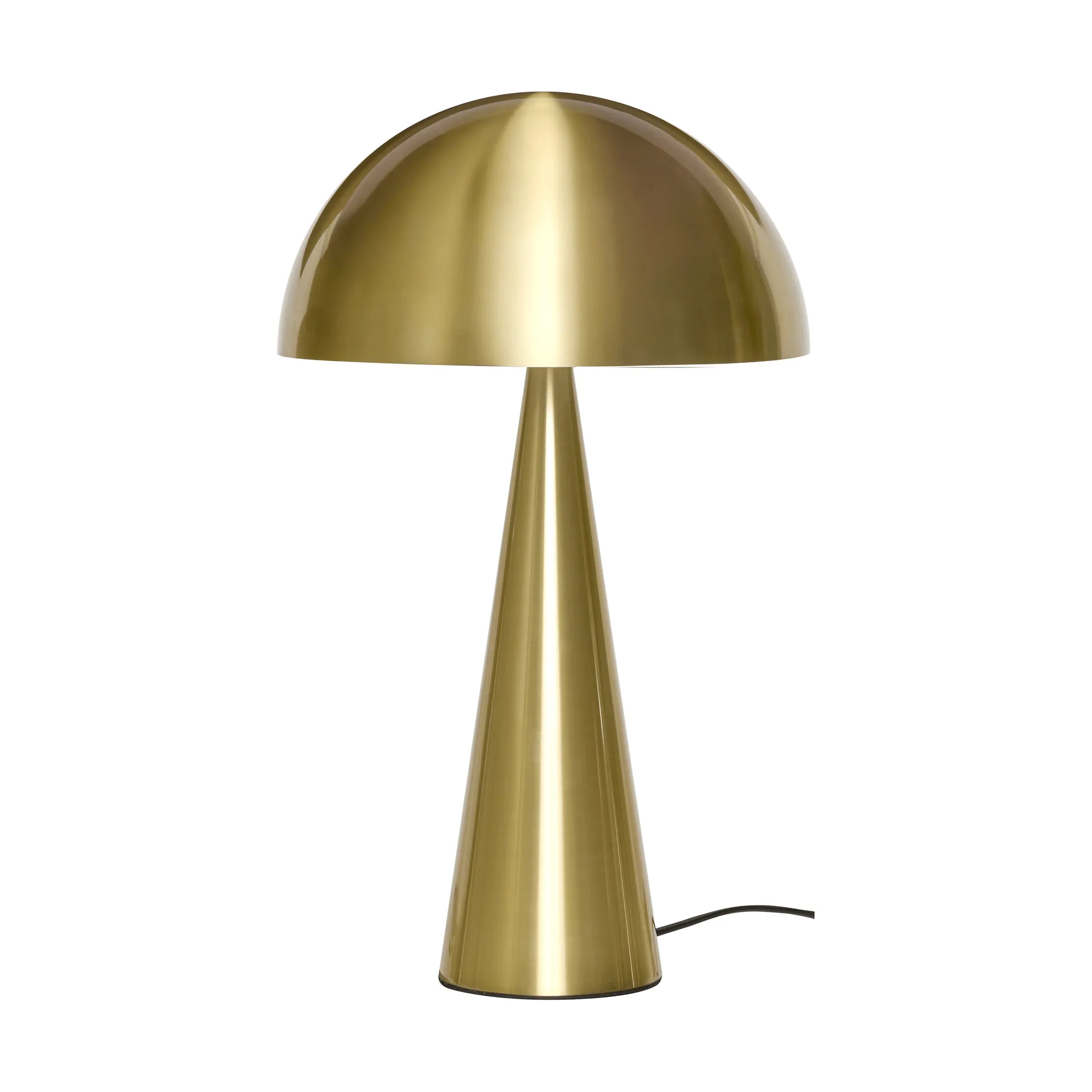 Mush bordlampe, Brass, tall 50 cm Hübsch Interior