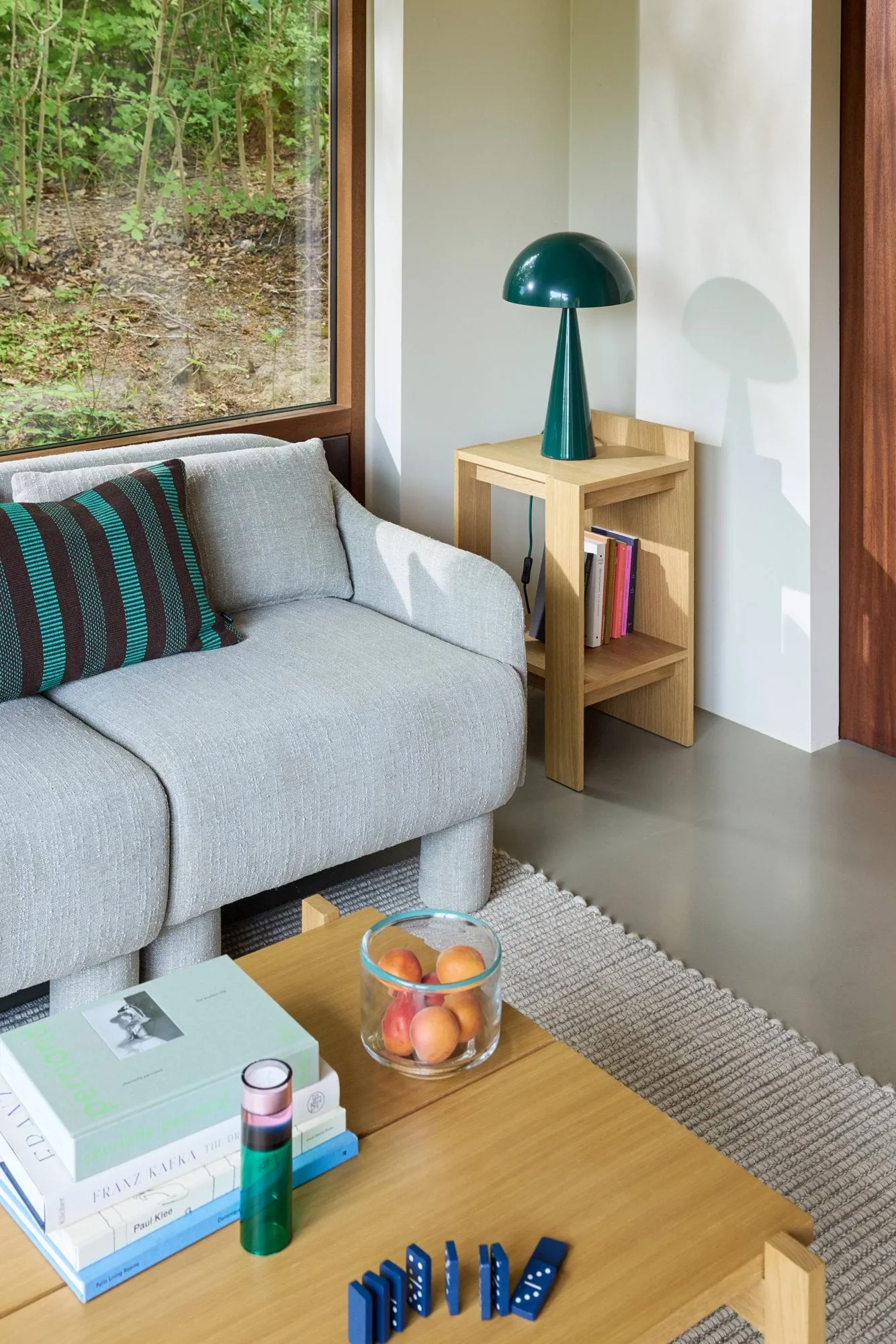 Mush bordlampe, Dark green, tall 50 cm Hübsch Interior