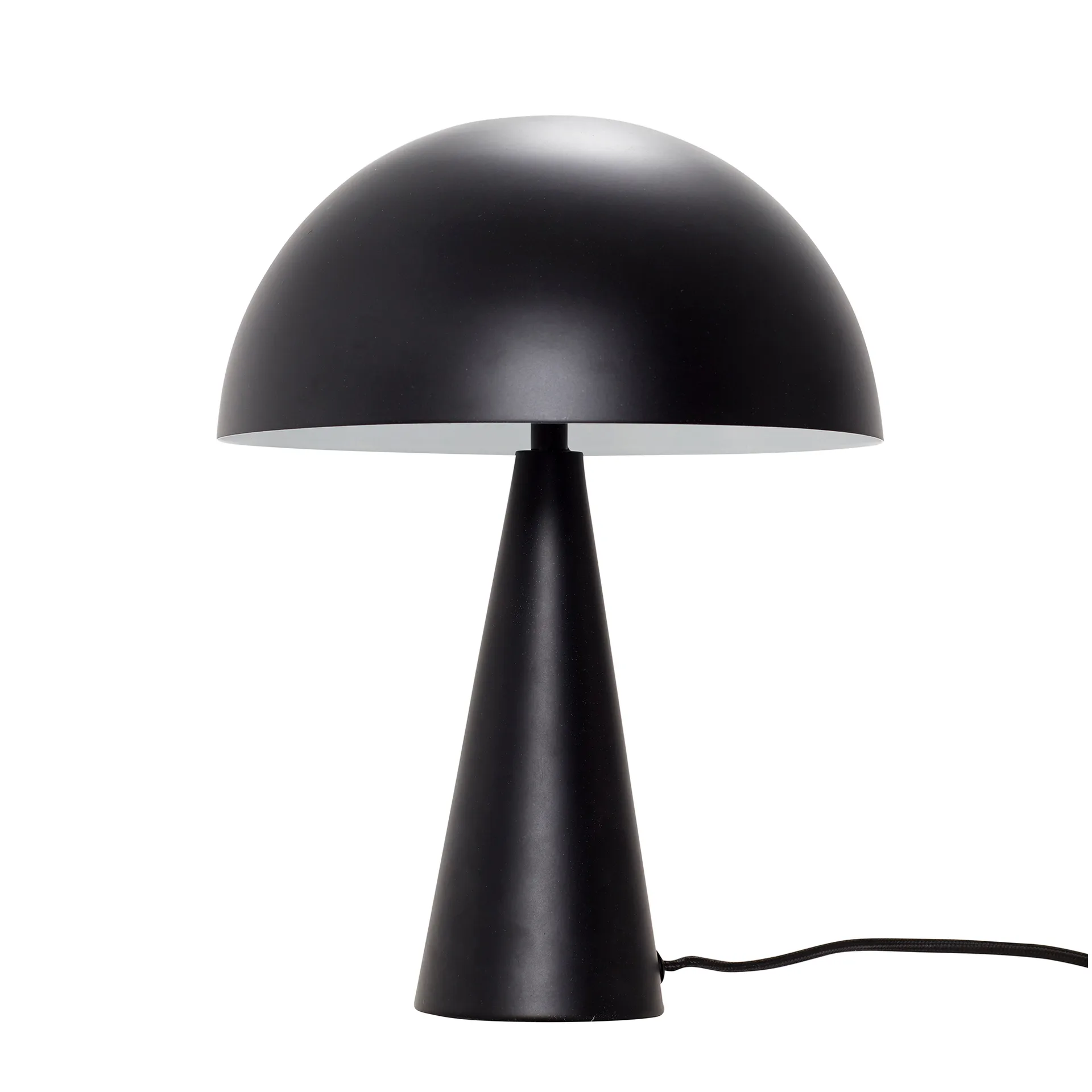 Mush bordlampe mini, Black Hübsch Interior
