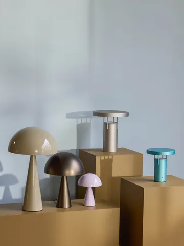 Mush bordlampe - Sand, tall 50 cm - Hübsch Interior