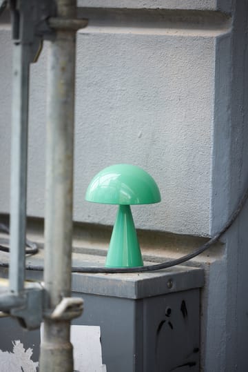 Mush bærbar bordlampe - Green - Hübsch Interior