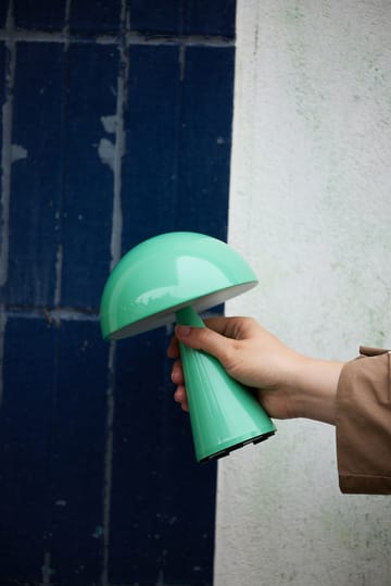 Mush bærbar bordlampe - Green - Hübsch Interior