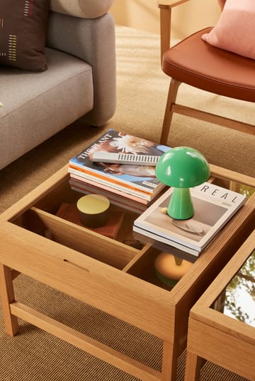 Mush bærbar bordlampe - Green - Hübsch Interior