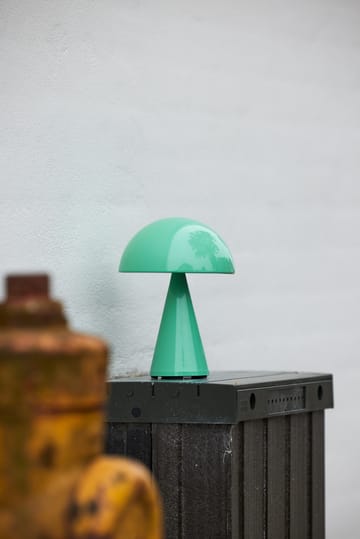 Mush bærbar bordlampe - Green - Hübsch Interior