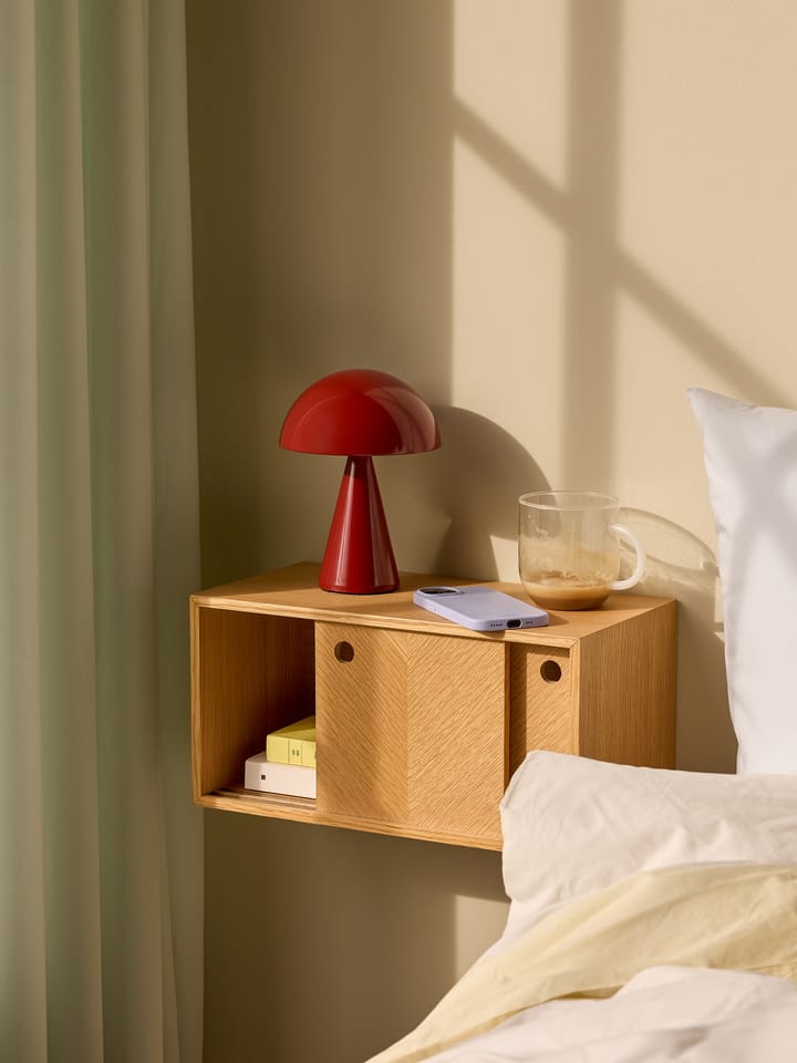 Mush bærbar bordlampe, Red Hübsch Interior