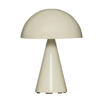 Mush bærbar bordlampe - Sand - Hübsch Interior