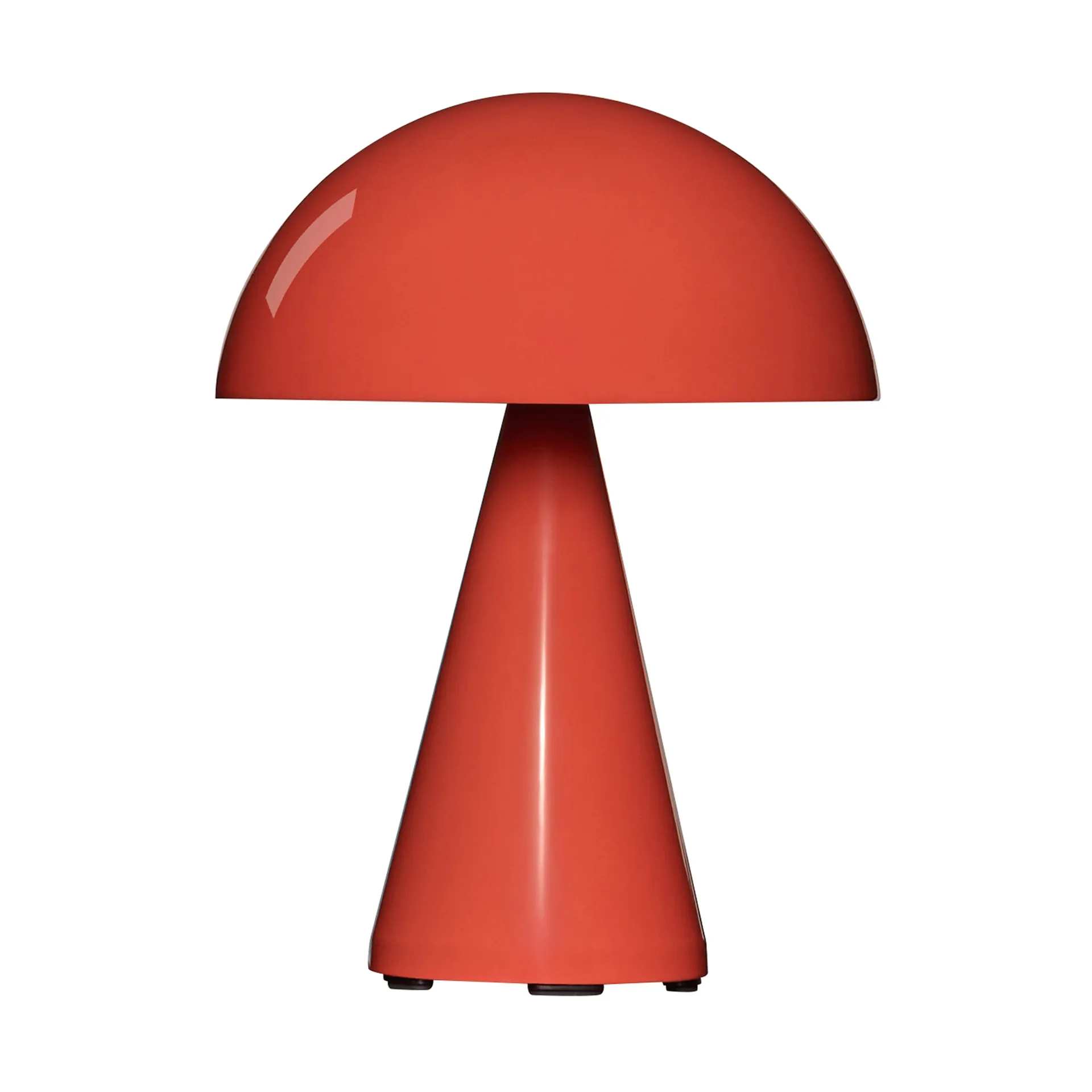 Mush portable bordlampe, Bright red, 20 cm Hübsch Interior
