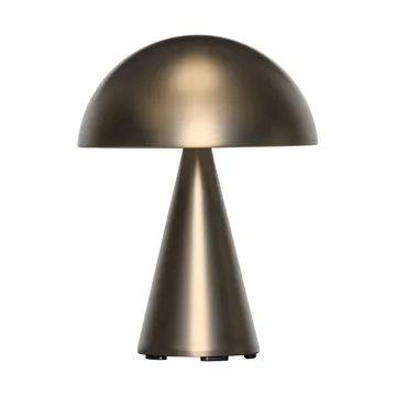 Mush portable bordlampe - Burnished brass, 20 cm - Hübsch Interior