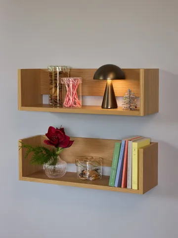 Mush portable bordlampe - Burnished brass, 20 cm - Hübsch Interior