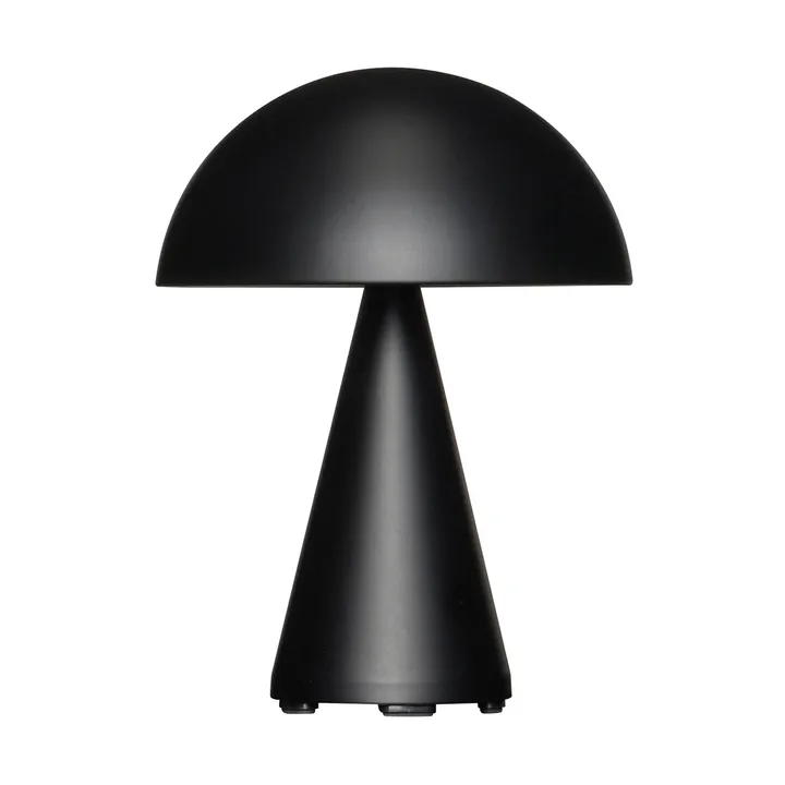 Mush portable bordlampe - Matt black, 20 cm - Hübsch