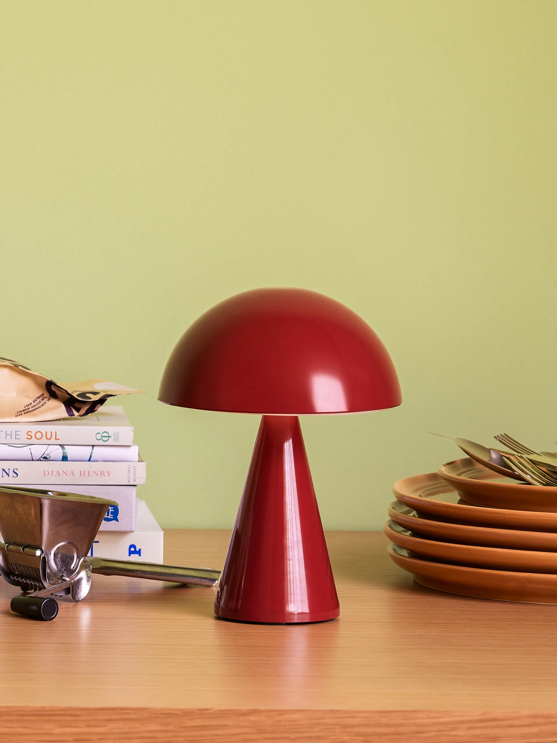 Mush portable bordlampe, Red Hübsch Interior